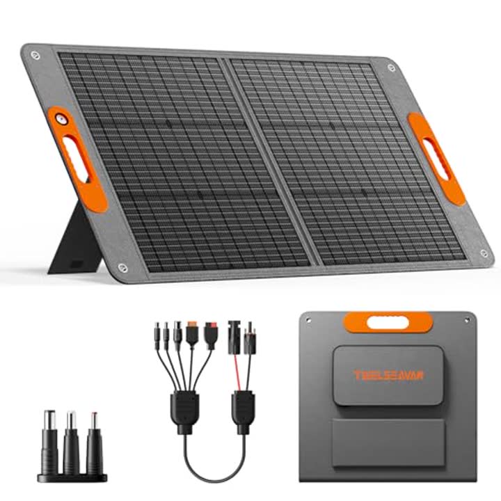 100W Portable Solar Panel for Power Station