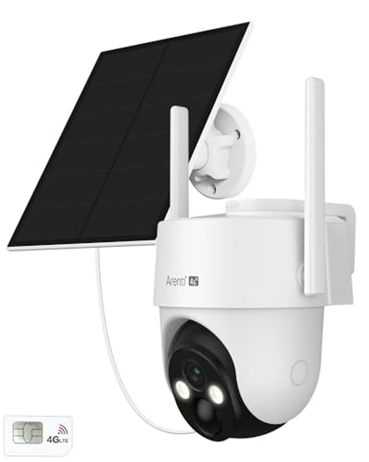 ARENTI 4G LTE Cellular Security Camera 2K