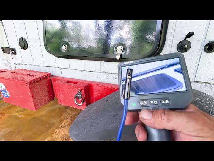 Triple Lens Inspection Endoscope Camera with Light